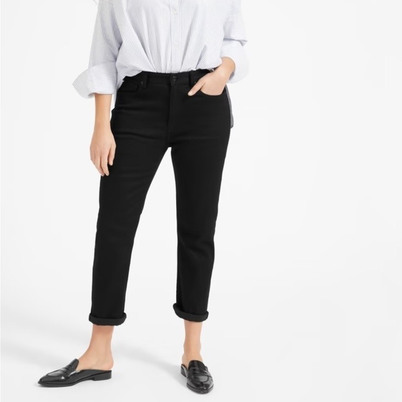 EVERLANE‎ The Modern Boyfriend Jean Black Sz 25 - Picture 1 of 9